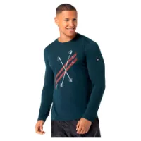 super.natural Kryssede Ski T-shirt Med Lång ärm super.natural Kryssede Ski T-shirt Med Lång ärm