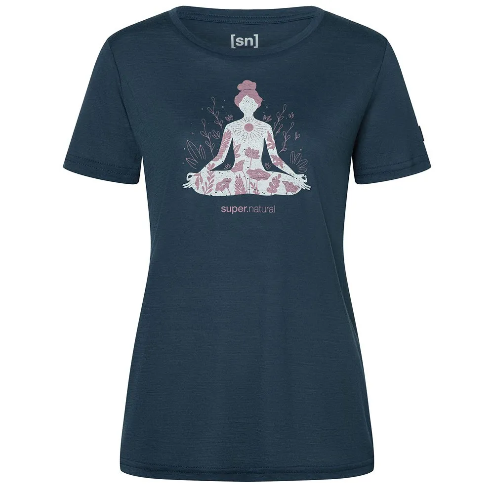 super.natural Kryssede Ski T-shirt Med Lång ärm