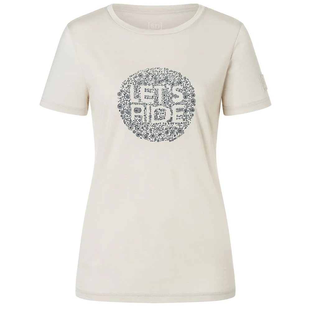 super.natural Let´s Ride Bio T-shirt Med Korta ärmar super.natural Let´s Ride Bio T-shirt Med Korta ärmar