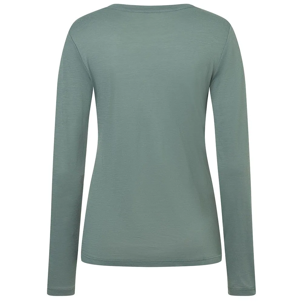 super.natural Mat T-shirt Med Lång ärm, Balsam green / various super.natural Mat T-shirt Med Lång ärm, Balsam green / various