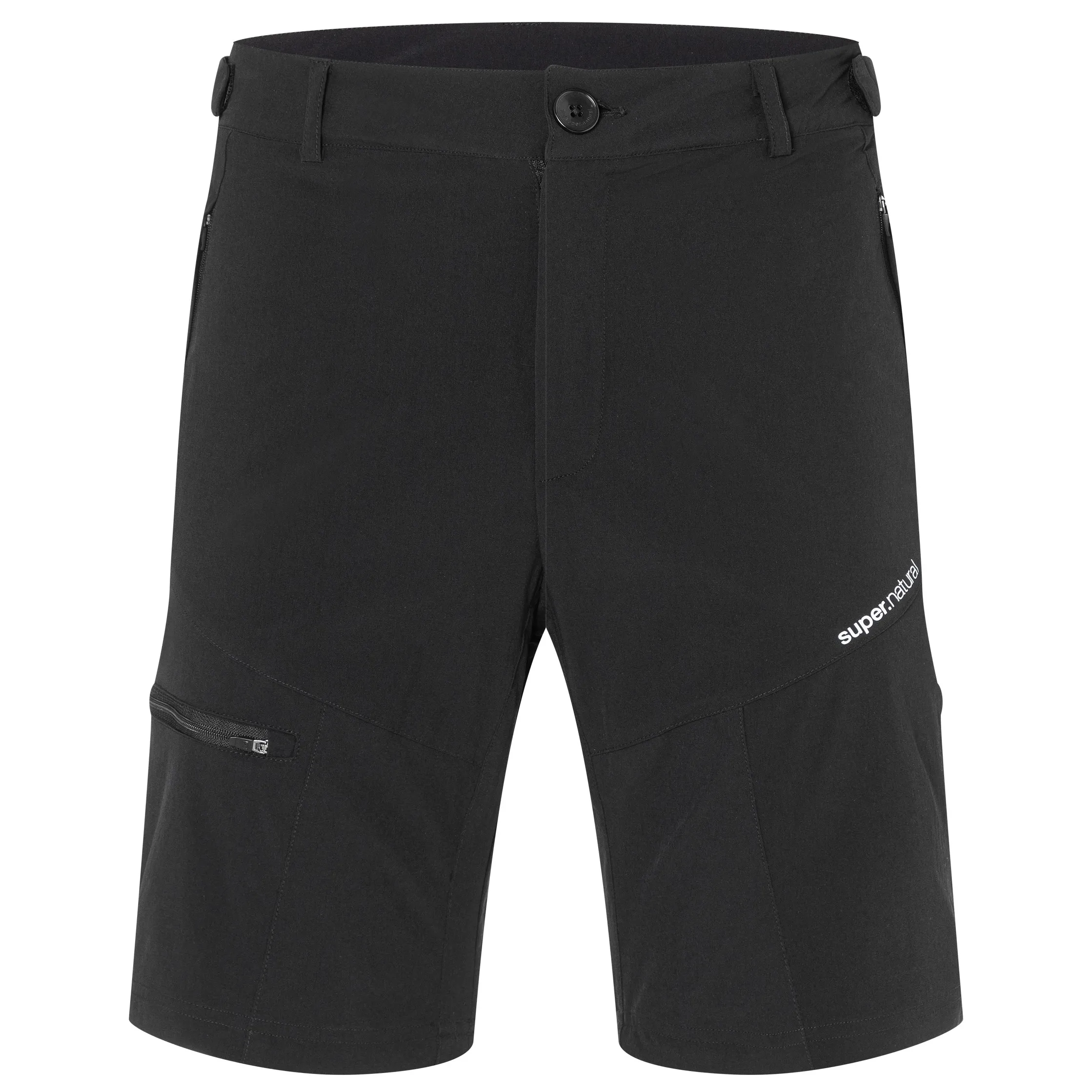 super.natural Men's Unstoppable Shorts, Jet Black super.natural Men's Unstoppable Shorts, Jet Black