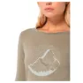 super.natural Mountain Mandala Tree T-shirt Med Lång ärm, Fallen rock / feather grey / copper