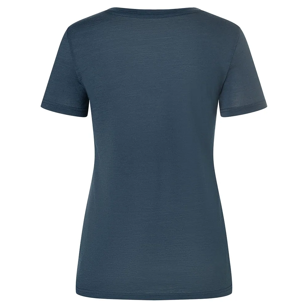 super.natural Rock Flowers T-shirt Med Korta ärmar, Blueberry / various