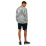 super.natural Solution Stripe Bio Tröja, Fresh white / navy stripe