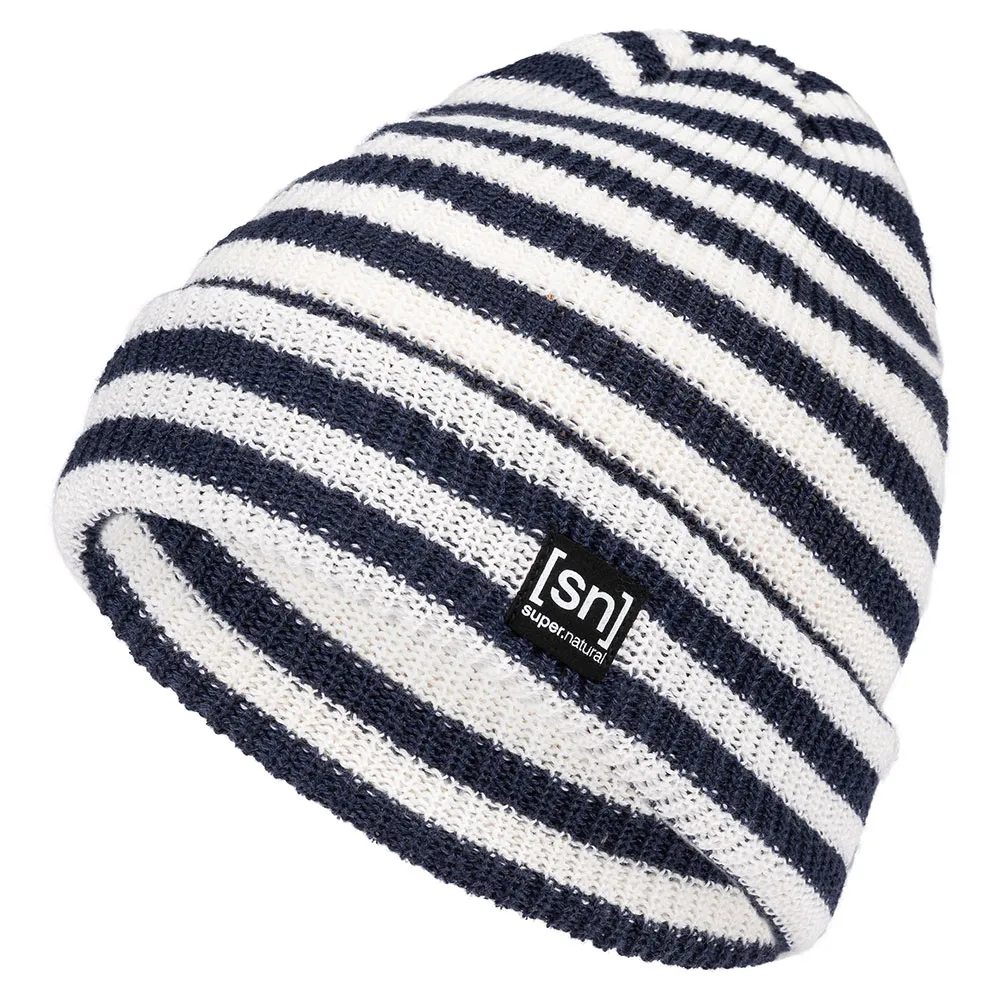 super.natural Stripe Mössa, Fresh white / navy stripe