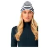 super.natural Stripe Mössa, Fresh white / navy stripe