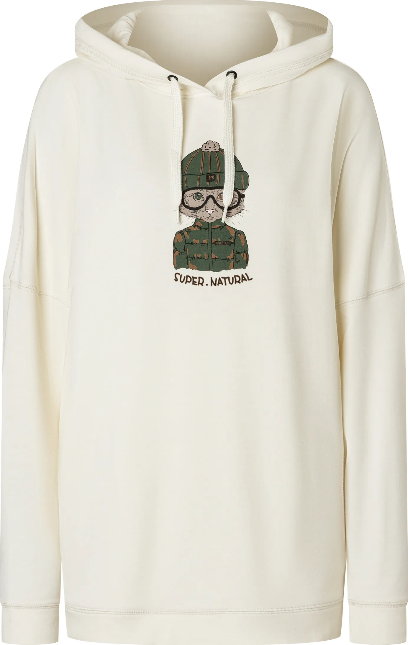 super.natural Women's Snow Cat Hoodie