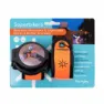 SuperB Duo Cykelarmband Med Backspegel Och Blinkers, Orange, One Size