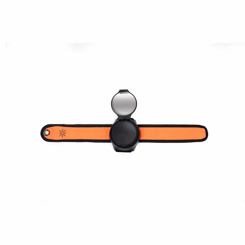 SuperB Enkelt Cykelarmband Med Backspegel Och Blinkers, Orange, One Size SuperB Enkelt Cykelarmband Med Backspegel Och Blinkers, Orange, One Size