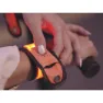 SuperB Enkelt Cykelarmband Med Backspegel Och Blinkers, Orange, One Size