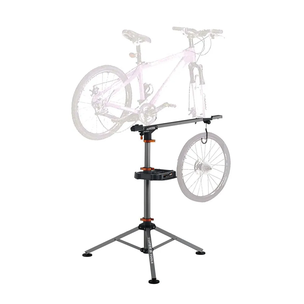 SuperB Professional Adjustable Kickstand Arbetsbänk, Black, One Size