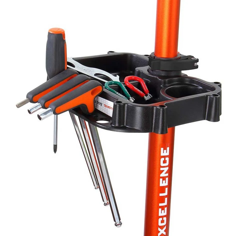SuperB Professional Cykelreparationsställ, Orange / black, One Size