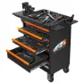 SuperB Professional Verktygsvagn, Black / orange, One Size