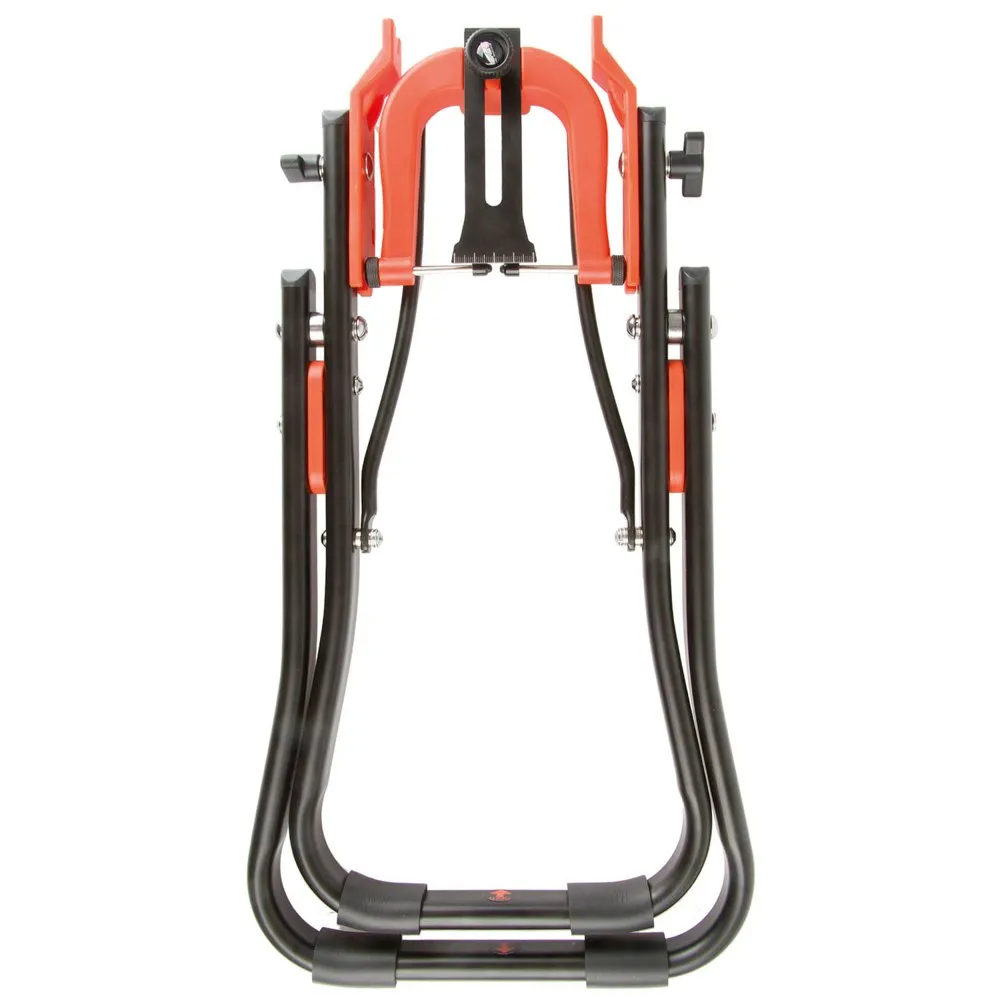 SuperB Rim Center Hjulriktningsställ, Black / orange, 16-29"