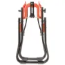 SuperB Rim Center Hjulriktningsställ, Black / orange, 16-29"