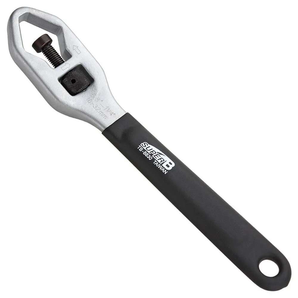 SuperB Stängd Skiftnyckel Universal, Black / silver, One Size SuperB Stängd Skiftnyckel Universal, Black / silver, One Size