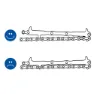 SuperB Tb-3327 3 In 1 Shimano Kassettextraktor, Black, One Size