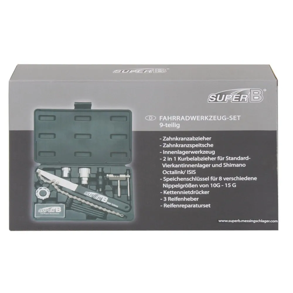 SuperB Tool Case Verktygssats, Black, One Size SuperB Tool Case Verktygssats, Black, One Size