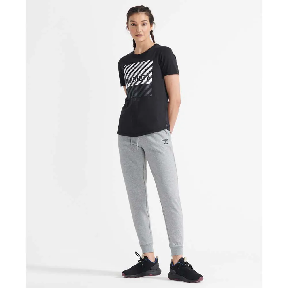Superdry Core Sport T-shirt Med Korta ärmar female, Black