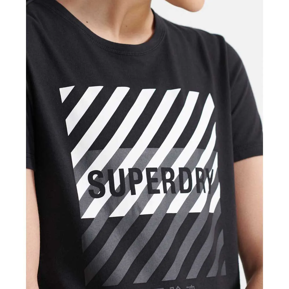 Superdry Core Sport T-shirt Med Korta ärmar female, Black