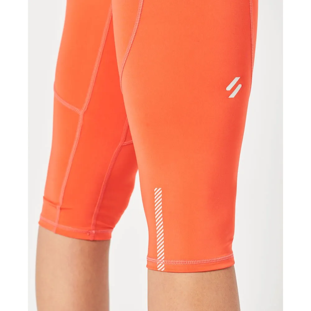 Superdry Run Cropped 3/4 Leggings female