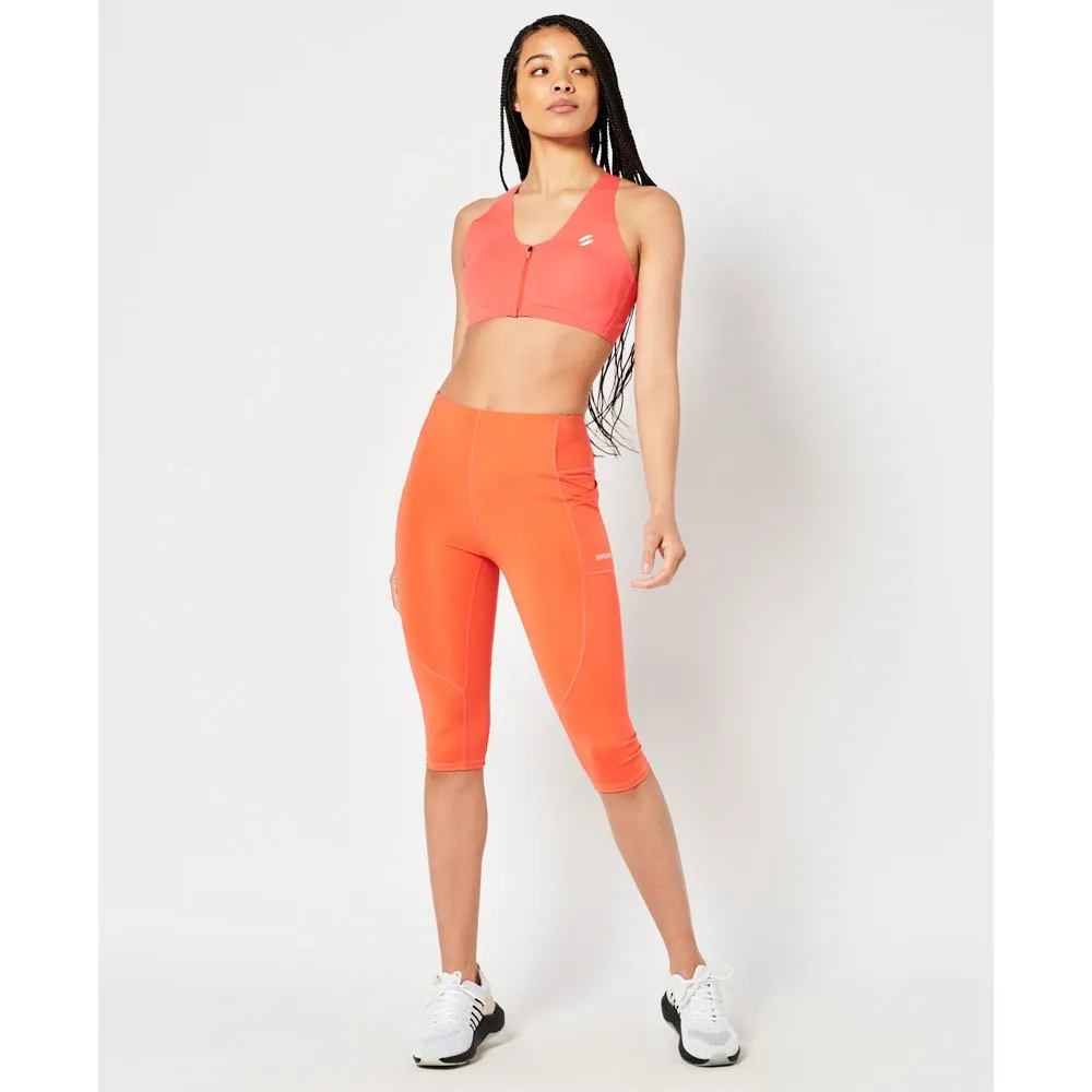 Superdry Run Cropped 3/4 Leggings female