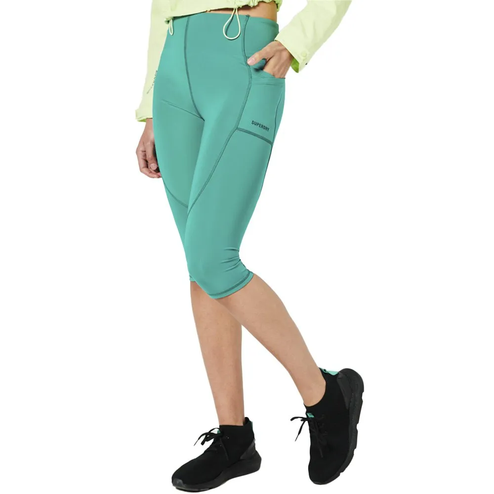 Superdry Run Cropped 3/4 Leggings female