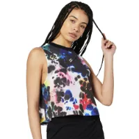 Superdry Run Cropped Loose ärmlös T-shirt female Superdry Run Cropped Loose ärmlös T-shirt female