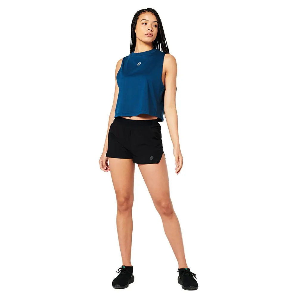 Superdry Run Cropped Loose ärmlös T-shirt female