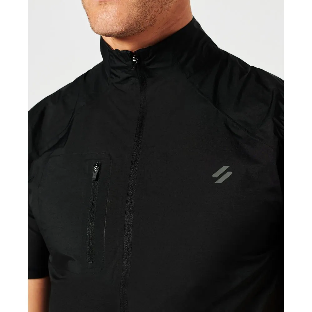 Superdry Run Lw Wind Gilet Väst male