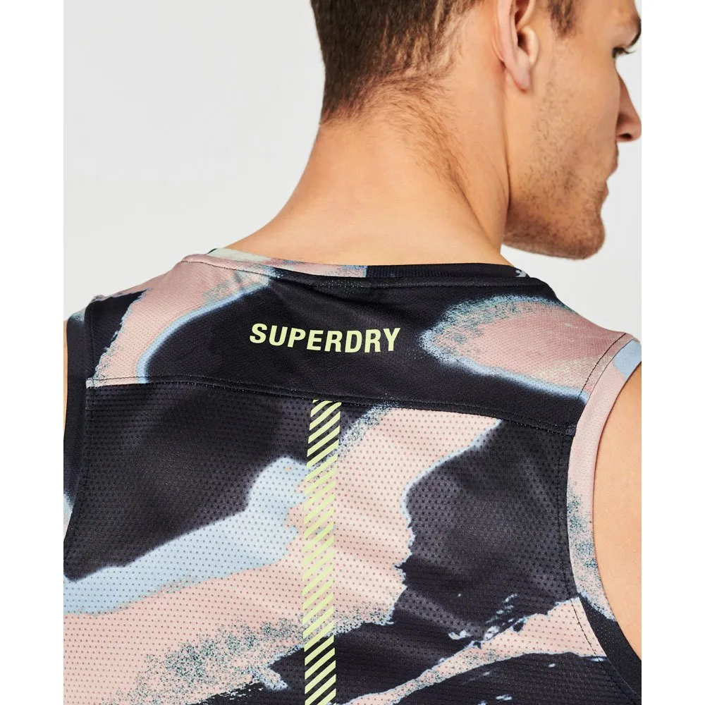 Superdry Run Vest ärmlös T-shirt male
