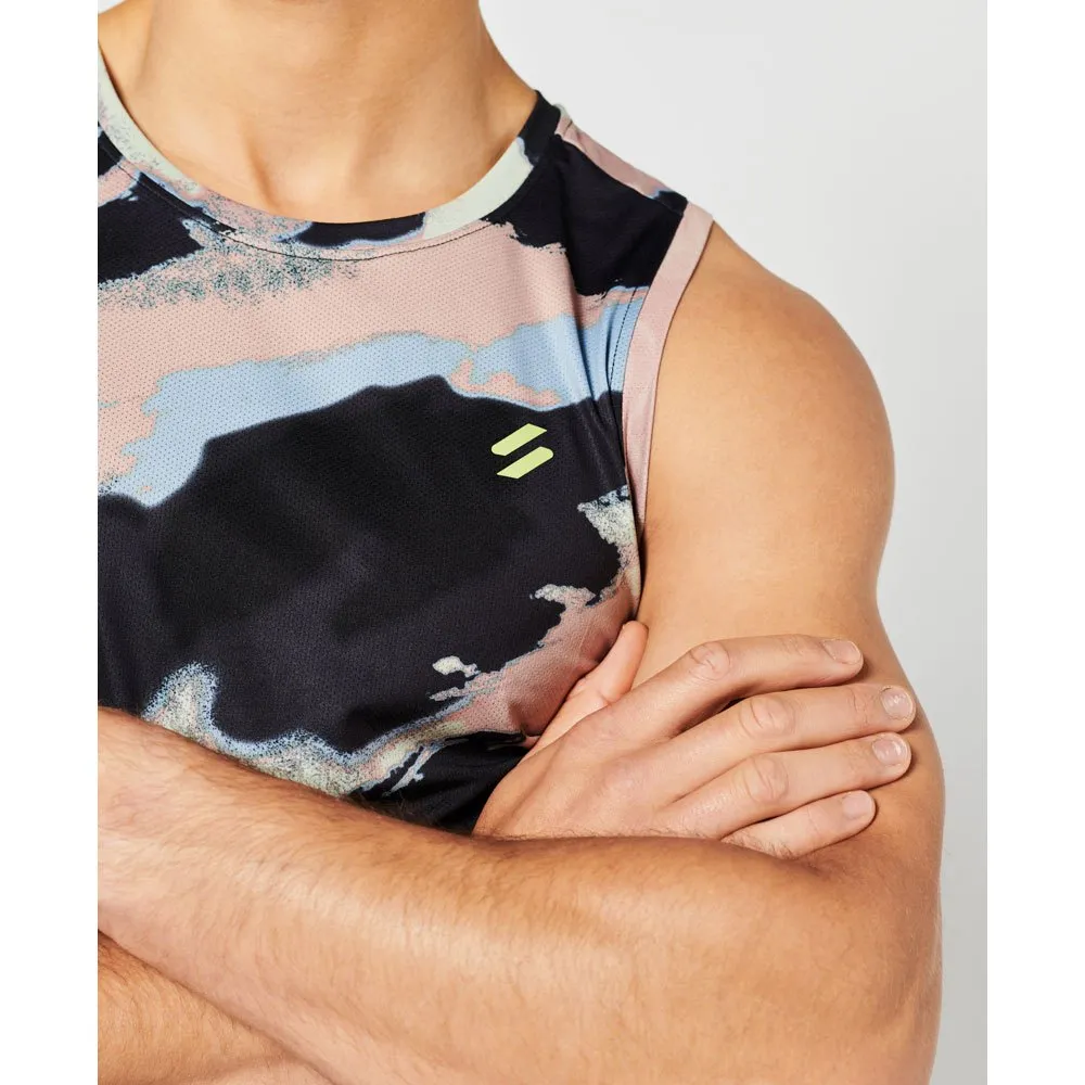 Superdry Run Vest ärmlös T-shirt male