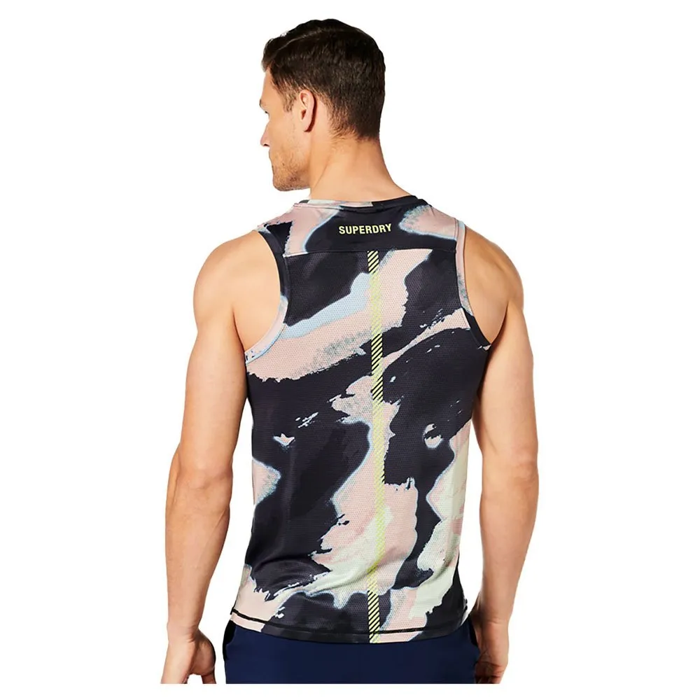 Superdry Run Vest ärmlös T-shirt male