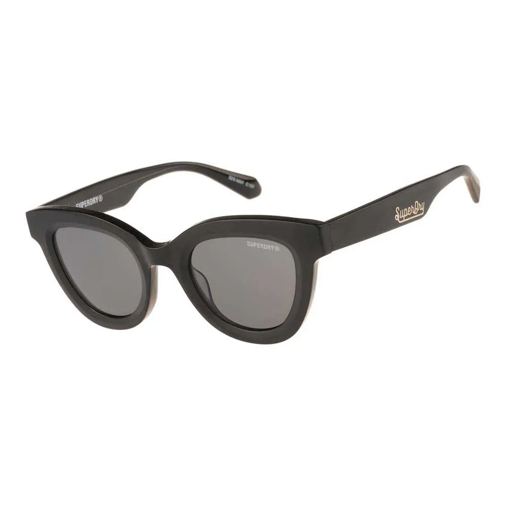 Superdry Sds-5037-127 Solglasögon, Matte black, Solid Smoke/CAT3