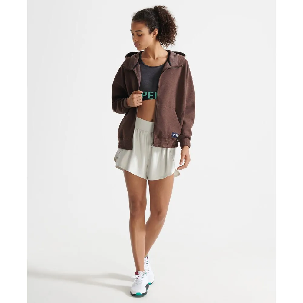 Superdry Train Gymtech Tröja Med Huva female, Shopping bag marl