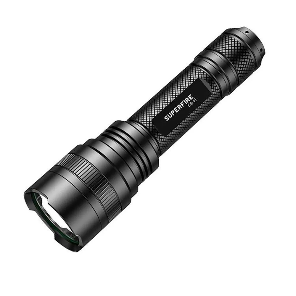 Superfire C8-h 1200lm Usb Ficklampa, Black, One Size