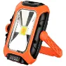 Superfire Gm05 Solar Panel Ficklampa, Black / orange, One Size