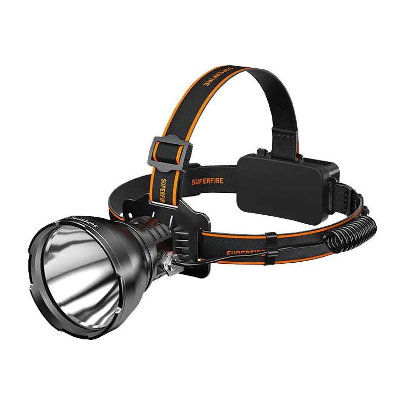 Superfire Hl60 2300lm Usb-c Pannlampa, Black, One Size