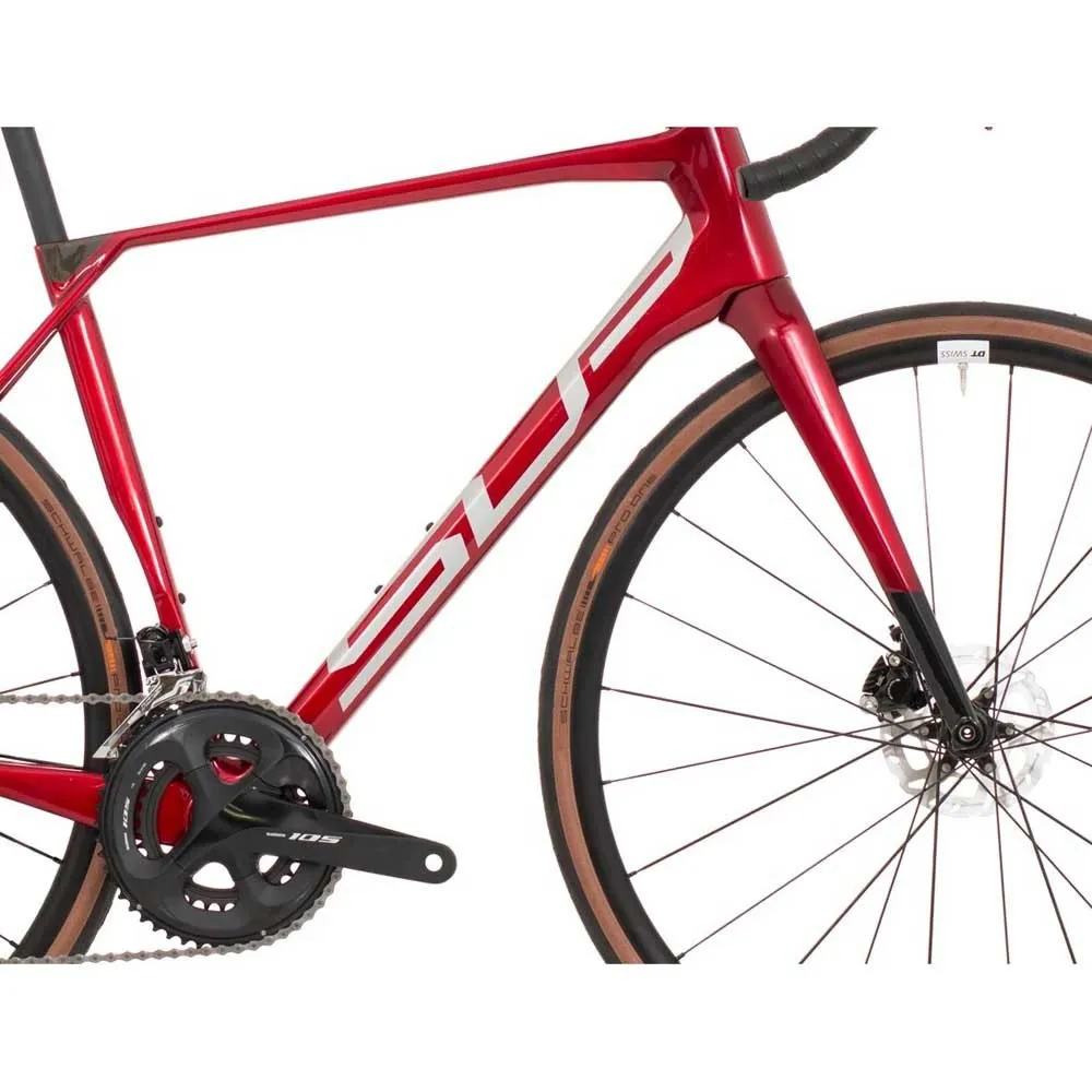 Superior Bikes X-road Team Elite Shimano 105 2022 Racercykel, Gloss dark red / chrome