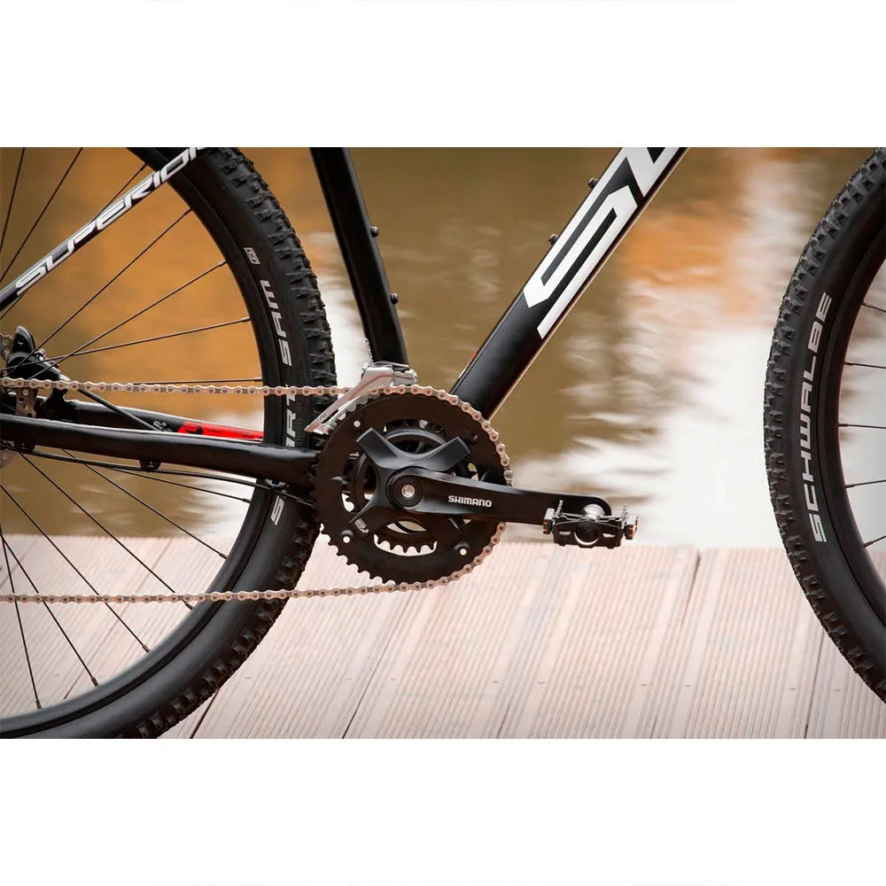 Superior Bikes Xc 819 29´´ 2022 Mtb Cykel, Matte black / white / team red, XL