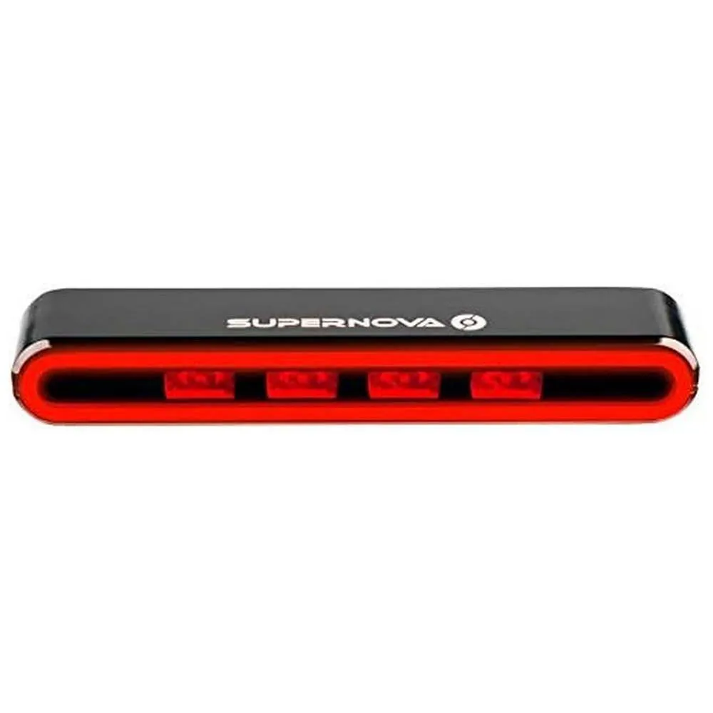 Supernova M99 Tl2 Pro E-bike Bakljus, Black / red, One Size