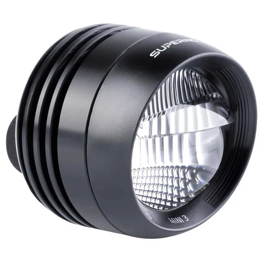 Supernova Mini 3 Framlampa, Black, 500 Lumens