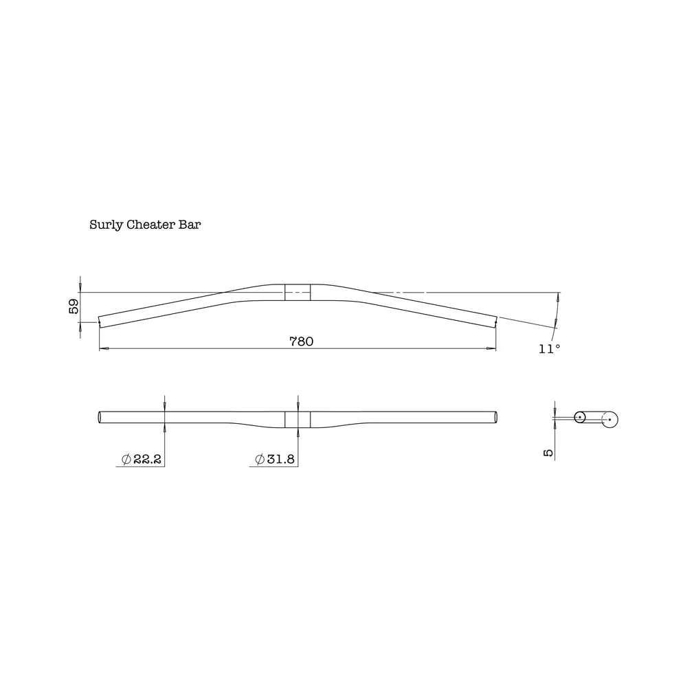 Surly Cheater Bar Styre