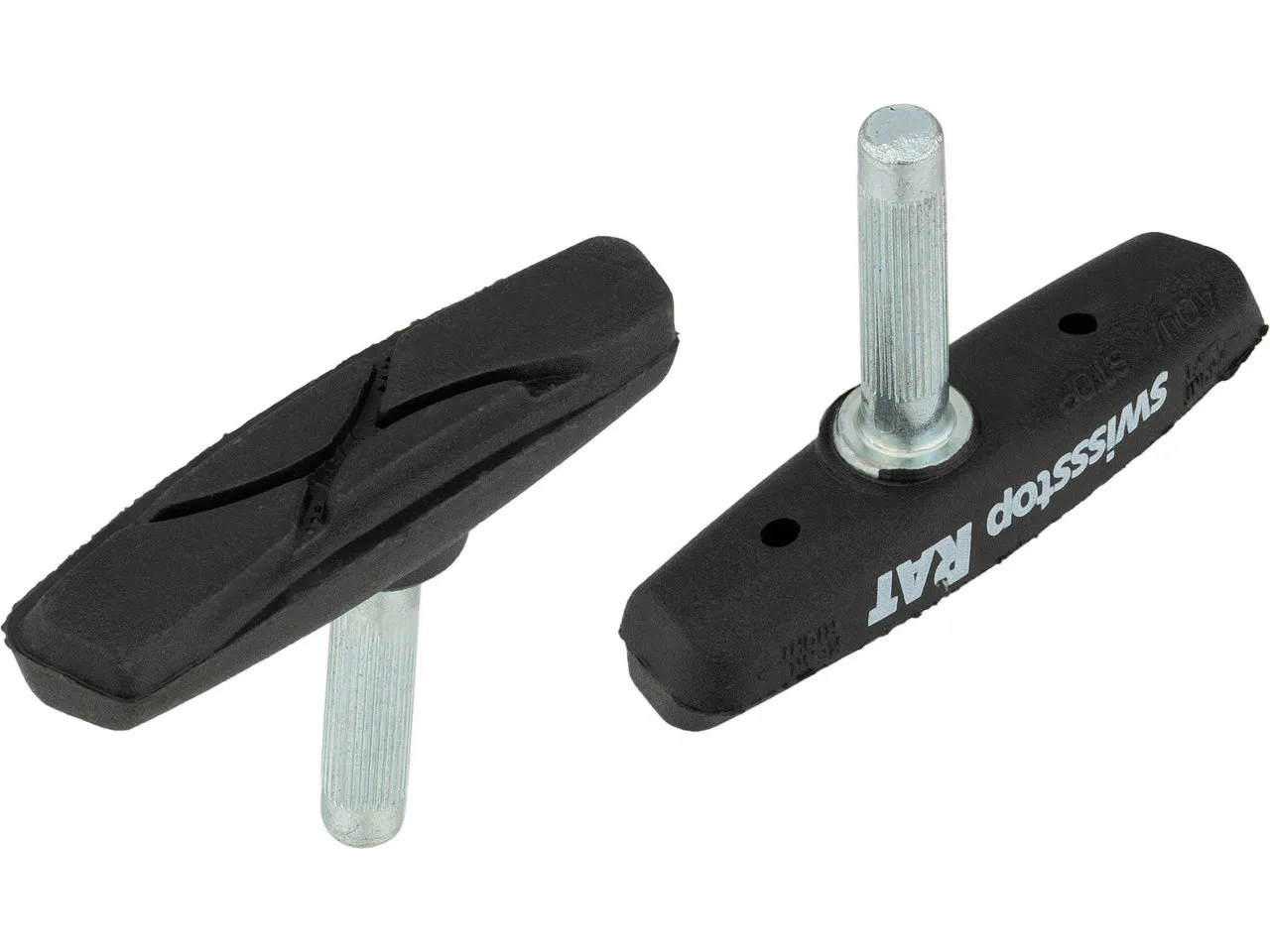 SwissStop Bremsschuhe Rat für Cantilever, Black aluminum, One Size
