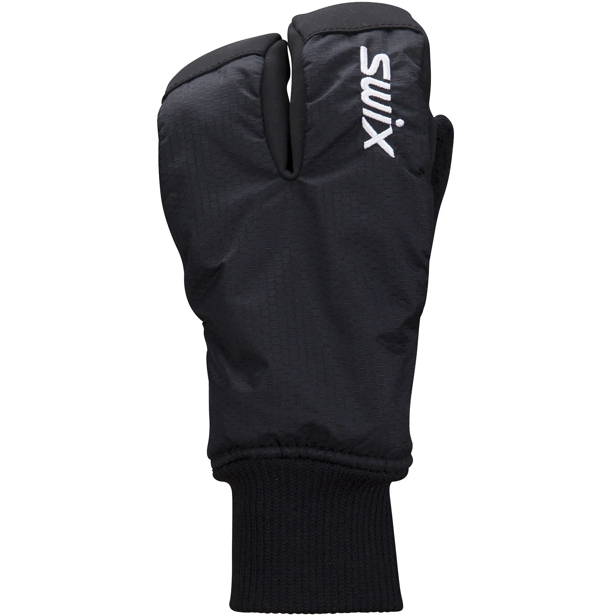 Swix Juniors' Endure Split Mitt, Black, 4 Swix Juniors' Endure Split Mitt, Black, 4