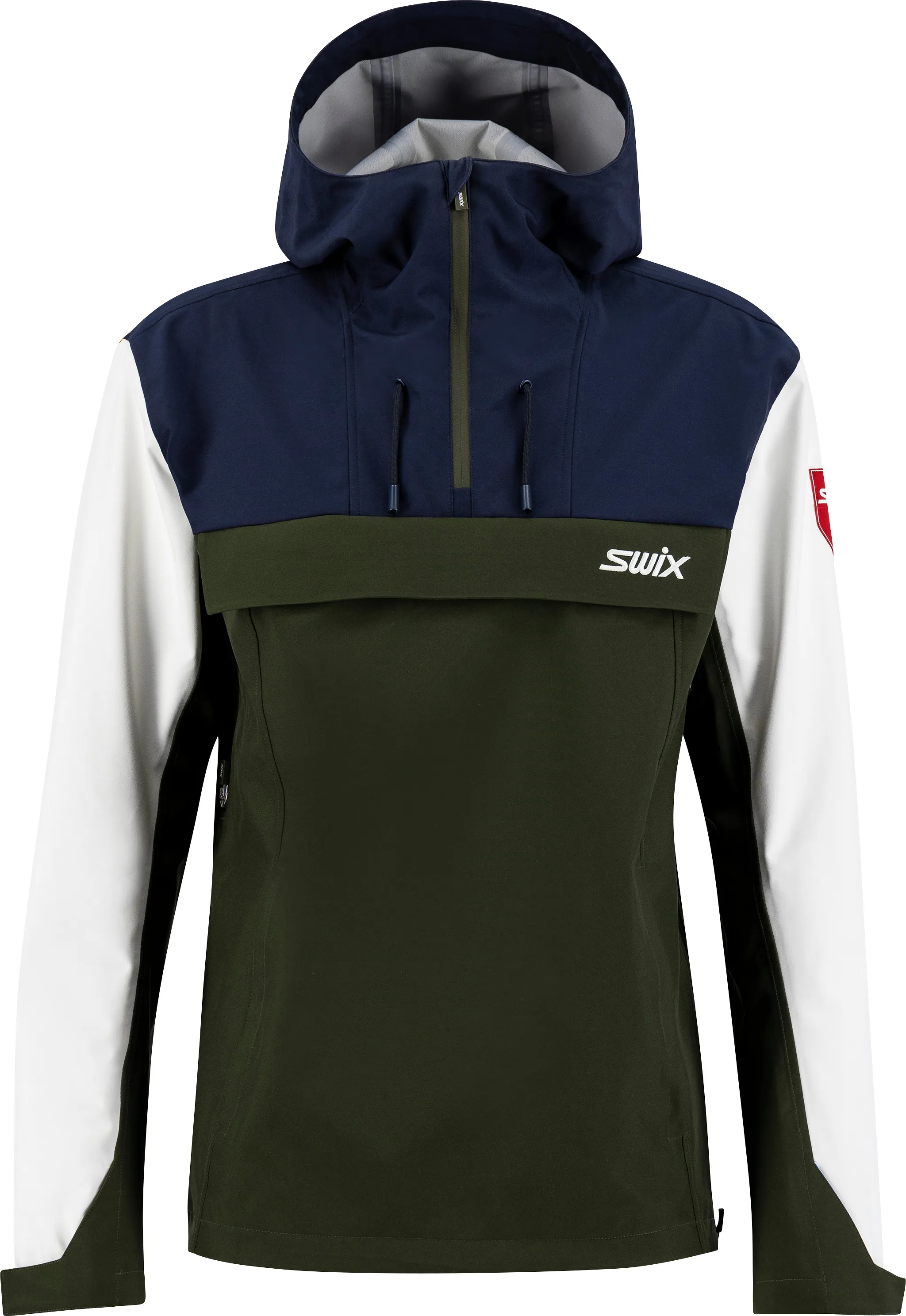 Swix Men's Blizzard Anorak, Dark Olive Swix Men's Blizzard Anorak, Dark Olive
