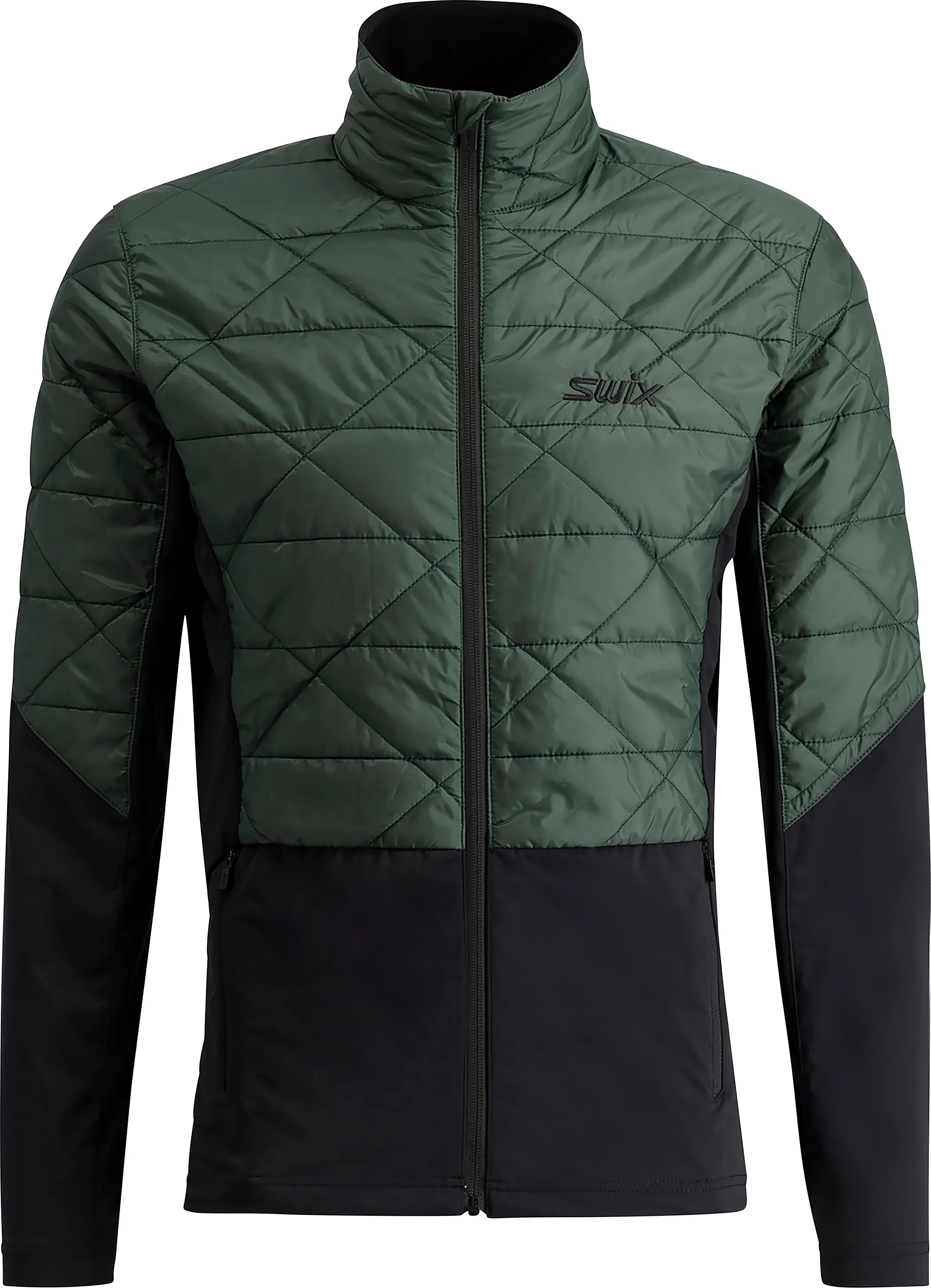 Swix Men's Infinity Hybrid Insulated Jacket, Forest/black