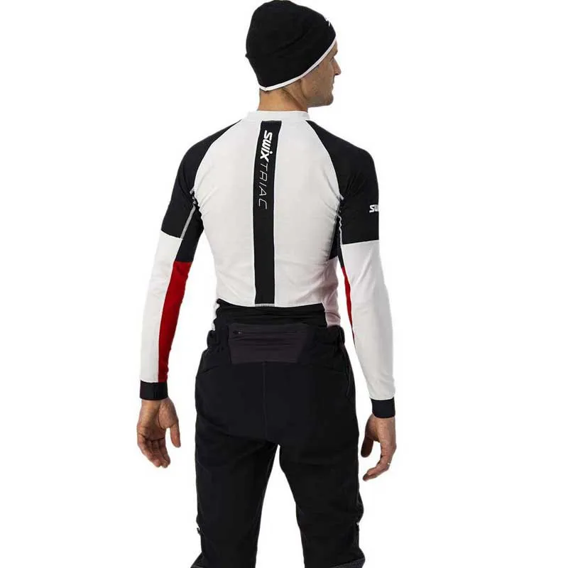 Swix Triac Racex Bodyw Ls Långärmad Baslager, Bright white