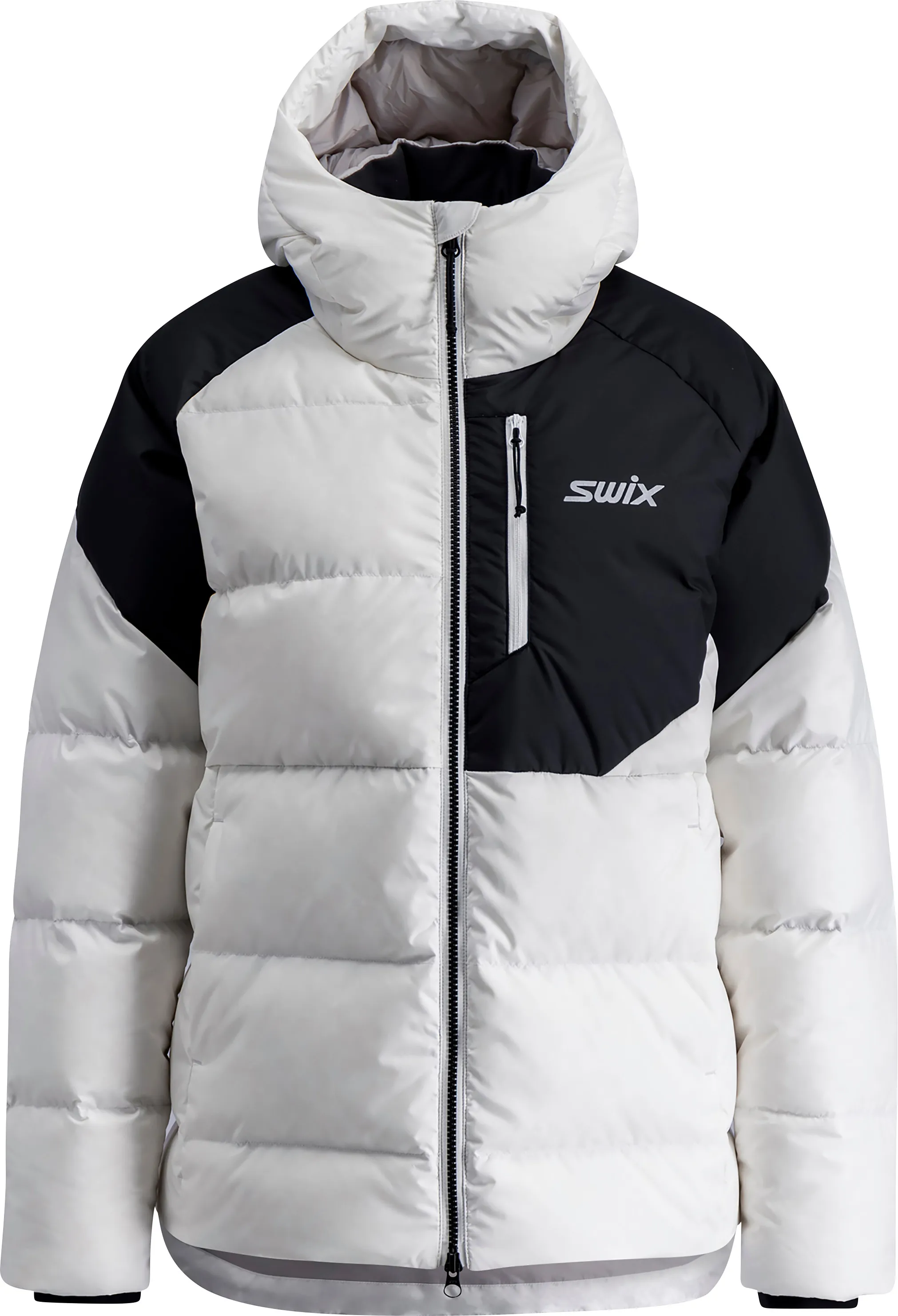 Swix Women's Focus Down Jacket, Bright White/Black Swix Women's Focus Down Jacket, Bright White/Black