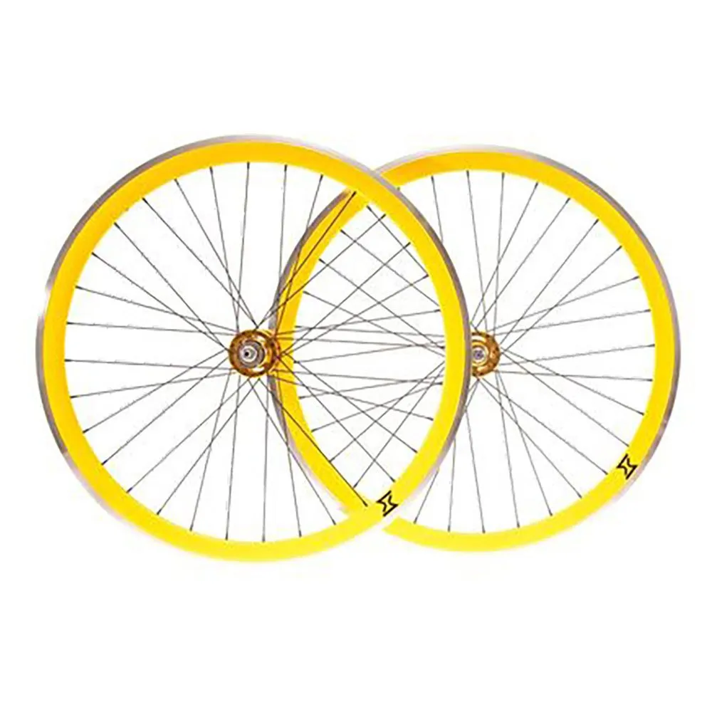 SXT 22 Single Speed/fixie 40 28´´ 700c Hjulpar För Cykel, Yellow, One Size
